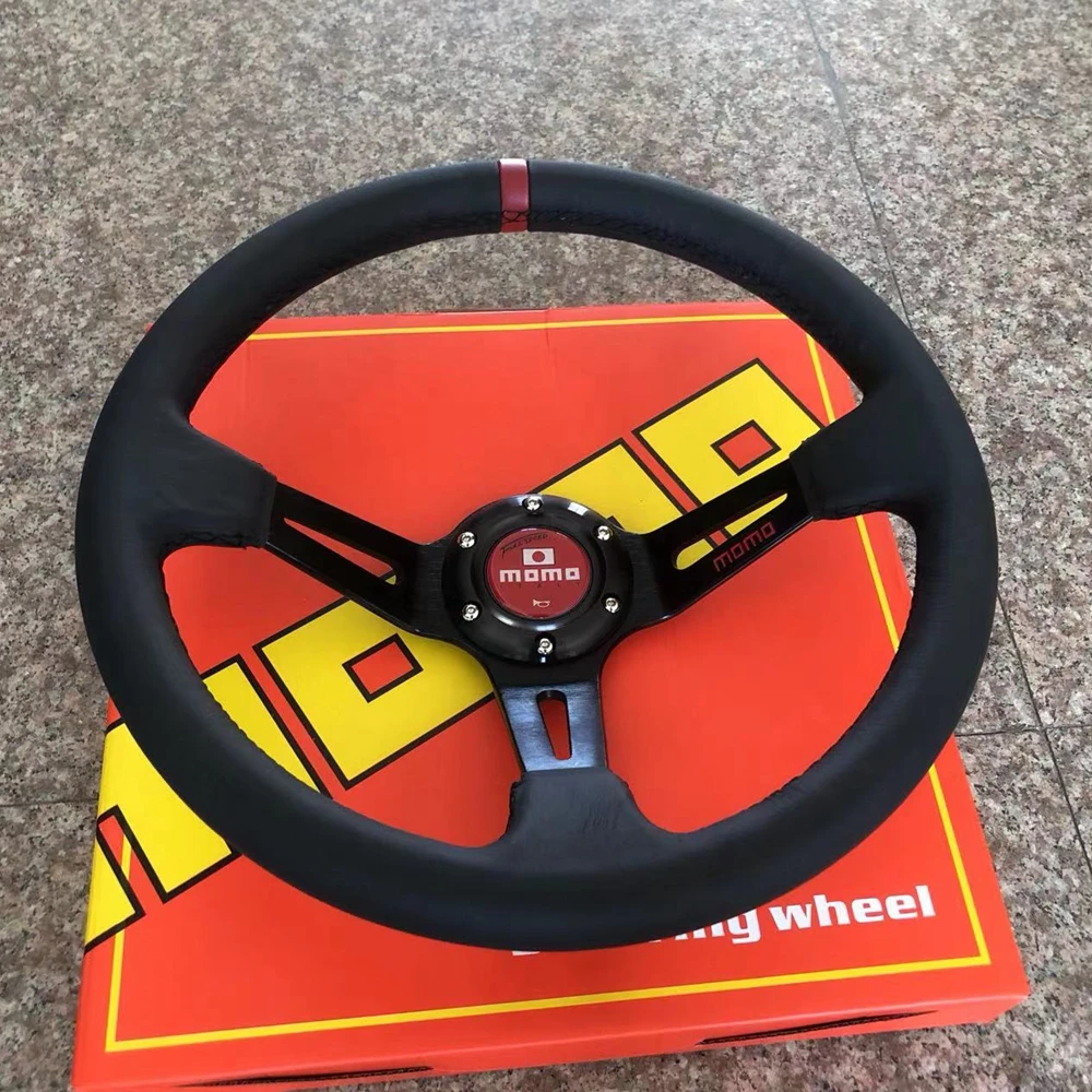 Deep Universal 14Inch Racing Drift MOMO Steering Wheel Car
