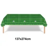 Soccer Theme Tablecloths Football Birthday Party Decorations Soccer Rectangular Plastic Table Cover Perfect for Game Day Parties 3