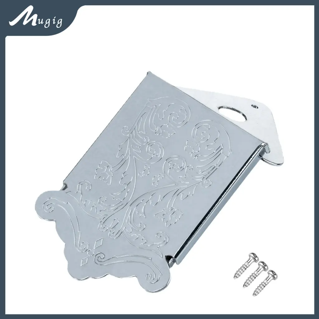 

Mugig Mandolin Tailpiece Guitar Tailpiece Guitar Tailpiece Gold Mandolin with Screw Instrument Replacement Accessory