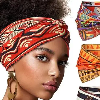 Widening High Strength Bohemian Yoga Sports Headband African Style Headband Yoga Headband For Exercise