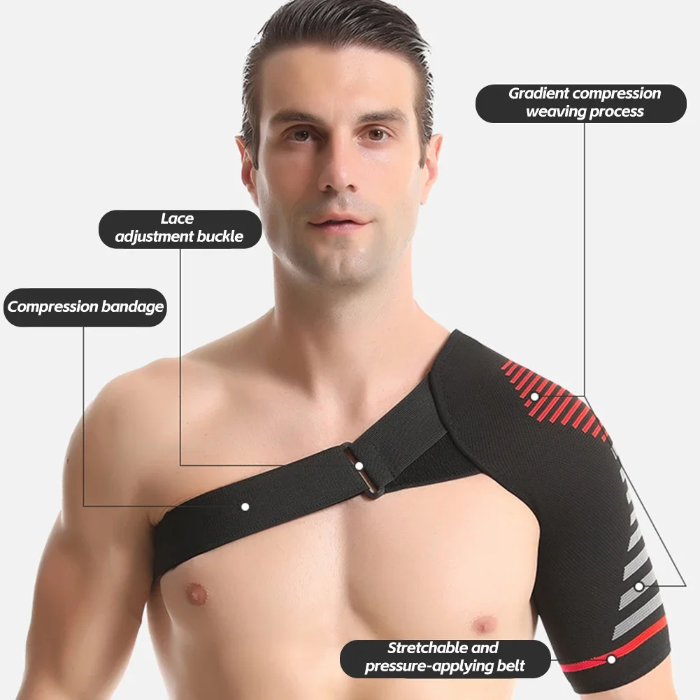 Enhanced Shoulder Support Brace - Orthopedic Sleeve Wrap