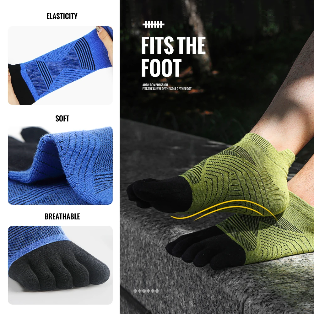 WRELS Outdoor Merino wool socks for men and women Running Sport Shock absorbing Merino Quick dry deodorant sports socks