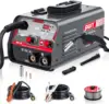 MIG Welder 140Amp, Flux Core MIG Welder/Stick 2 in 1 Welding Machine, Welder Machine 110V, Portable Gasless Welder Equipment 1