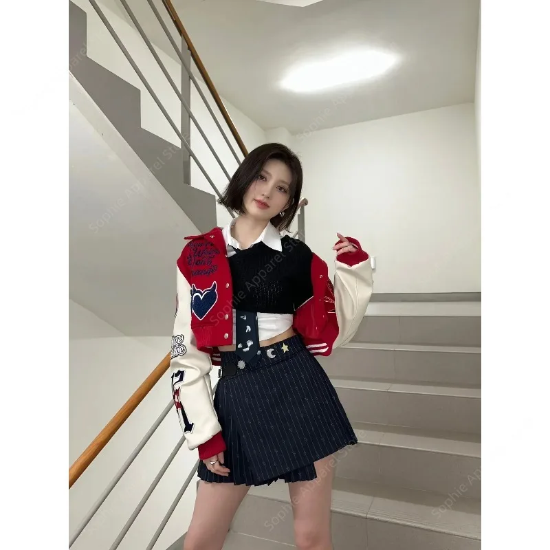 Korean Ive K-pop Stage Outfit Women Concert Outfits Hip-Hop Street