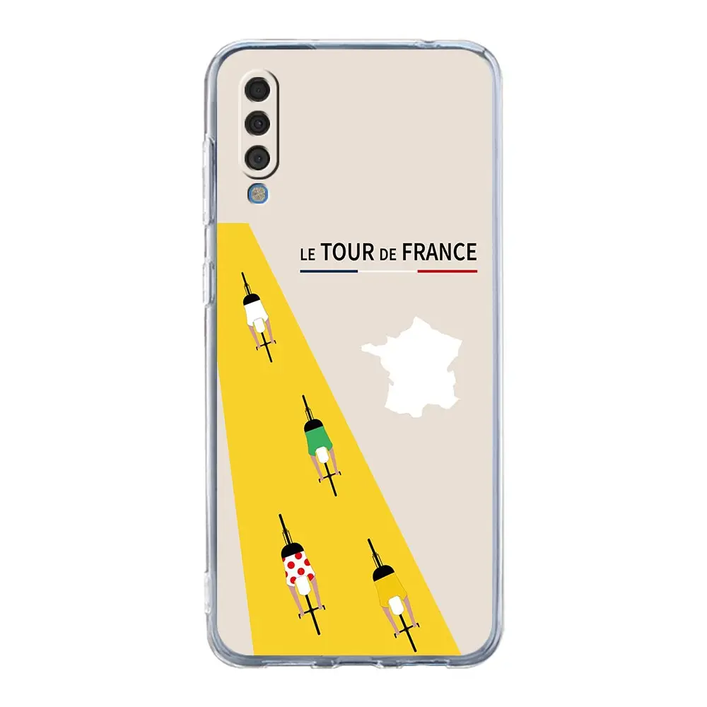 Protective Bicycle Exercise Themed Phone Case with French Design