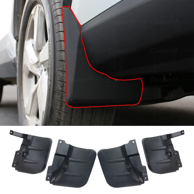 

Car Tire Fender Mud Flap For Mitsubishi Triton L200 Forte 2018-2019 Anti-splash Splash Guards Car Exterior Mudguards Accessoires