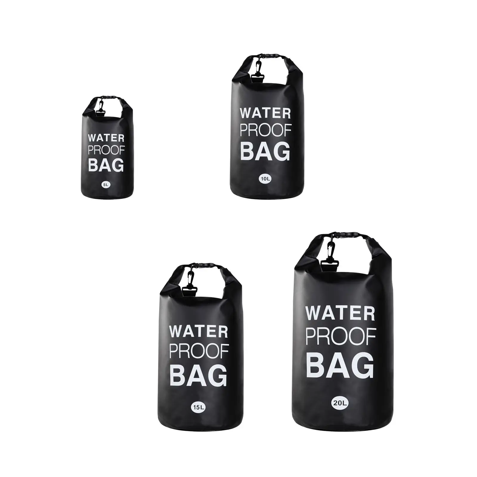 Waterproof Dry Bag Keeps Gear Dry Men Women Convenient Roll Top Sack Storage Bag for Fishing Camping Floating Swimming Rafting