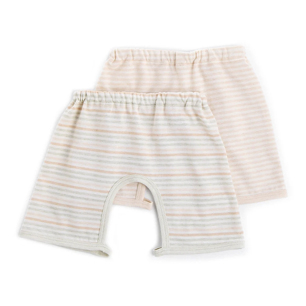 Baby Pants Summer Thin Baby Shorts Open Panties Boys Girls Colored Cotton Children's Casual Pants For 0-1 Years