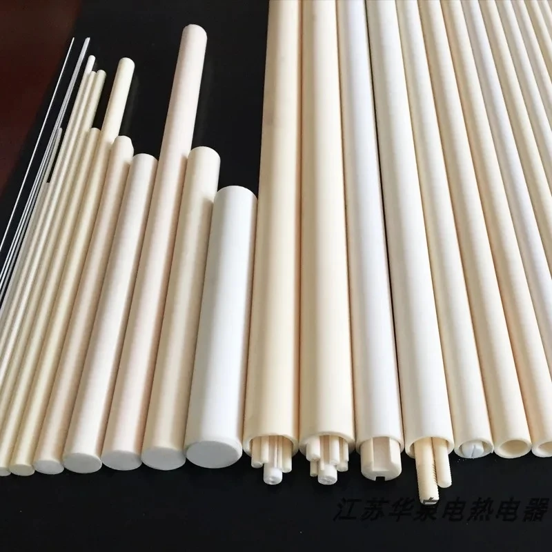 

Alumina Ceramic Tube High Temperature Resistant Insulation Hollow Thermocouple Protection Ceramic Tube