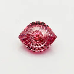 Vibrant Eye - Cut Cubic Zirconia Gemstones in Bold Multicolor Options - 6x7.3mm (Red)