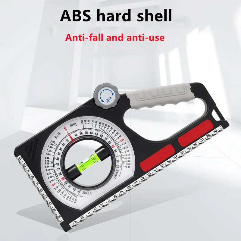 Universal Bevel Protractor Angle Level Declinometer Angle Feet Foot Slope Meter Multi Function Slope Measuring Instrument angle measuring tool angle protractor digital inclinometer