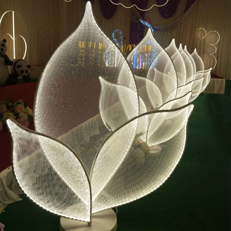 TEMAR Modern Atmosphere Lamp LED Indoor Landscape Petal for Home Wedding Party Stage Decoration