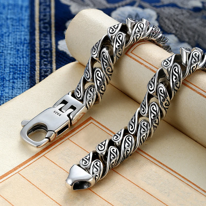 Grass Pattern Bracelet For Men