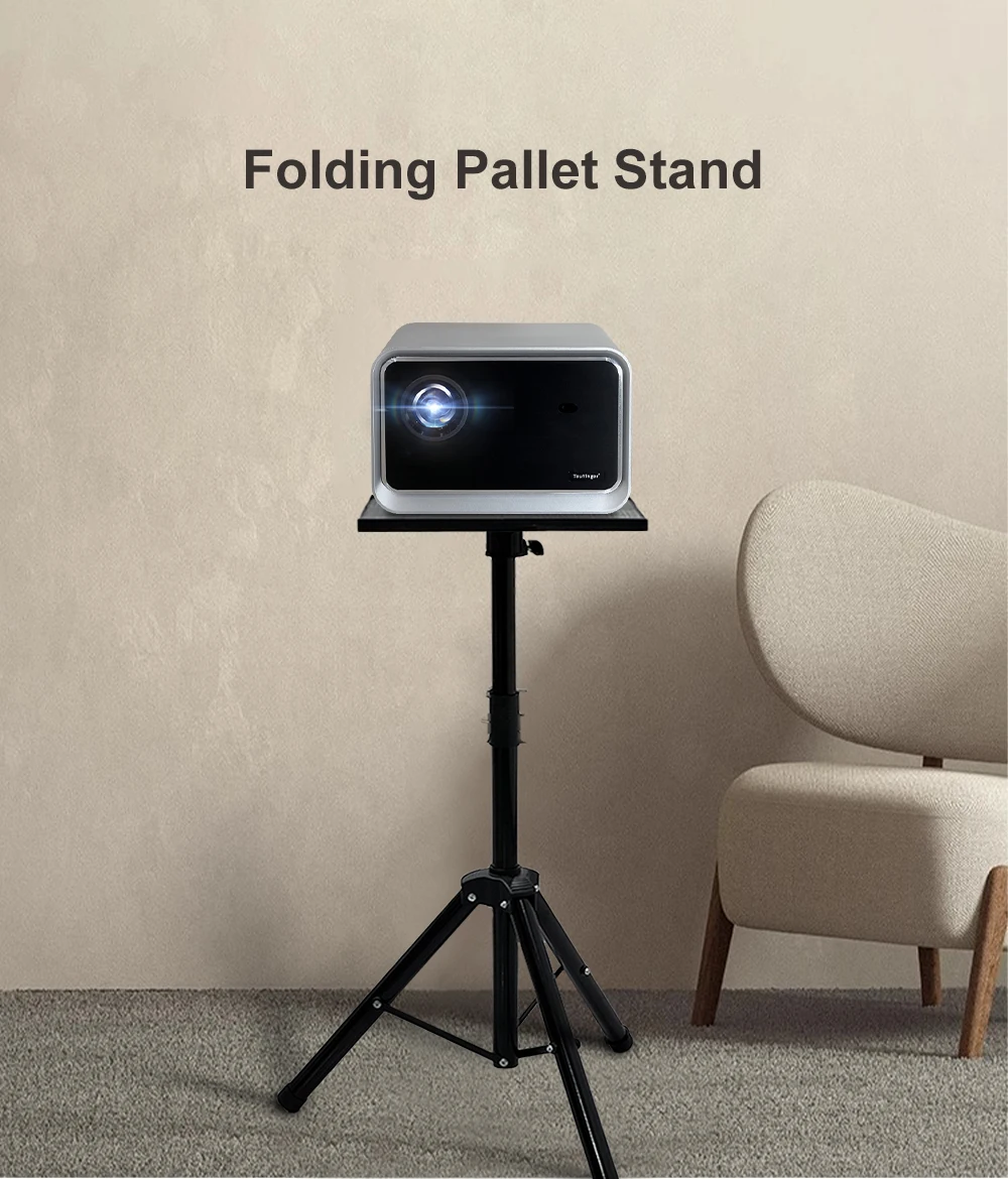 

Projector Stand Portable Adjustable Tripod Foldable Height Tabletop Floor Projectors Holder Stand Tray Camera Laptop Platform