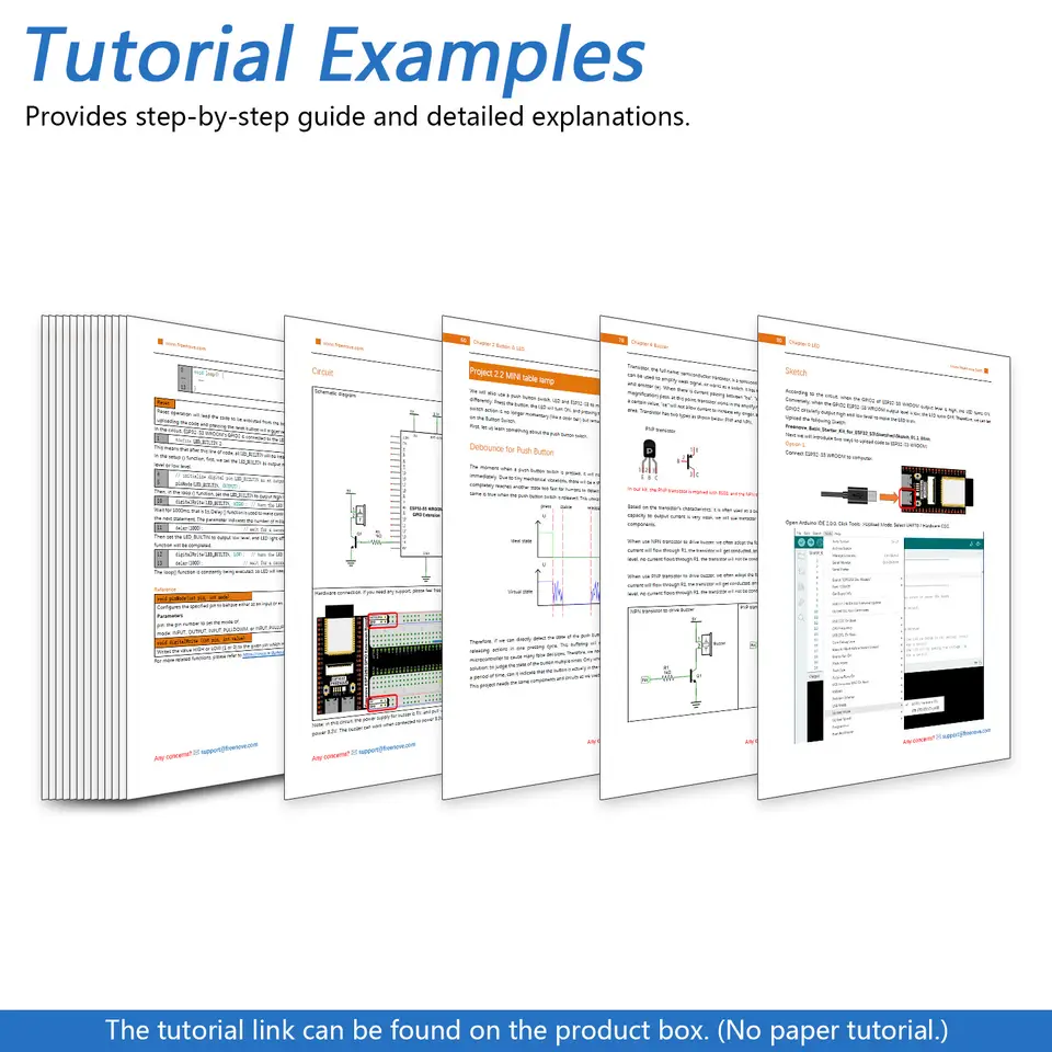 Freenove ESP32 ESP32-S3 Camera Ultimate Starter Kit, USB-OTG WiFi+BT, Python C Java, 828-Page Tutorial, 121 Projects, 243 Items image 5