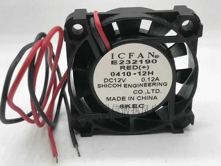 

Двухпроводный Вентилятор охлаждения сервера ICFAN 0410-12H DC 12 В 0.12A 40x40x10 мм