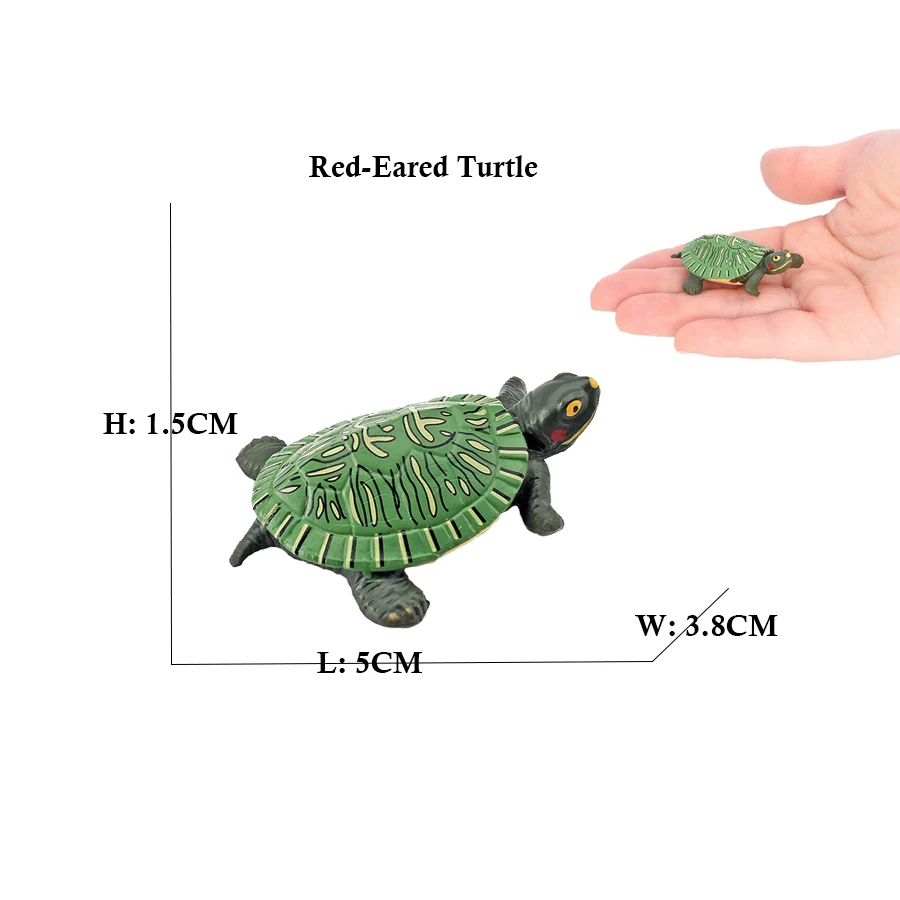 Turtle and Tortoise Action Figure Playset - Sea and Marine Animal Toy Collection