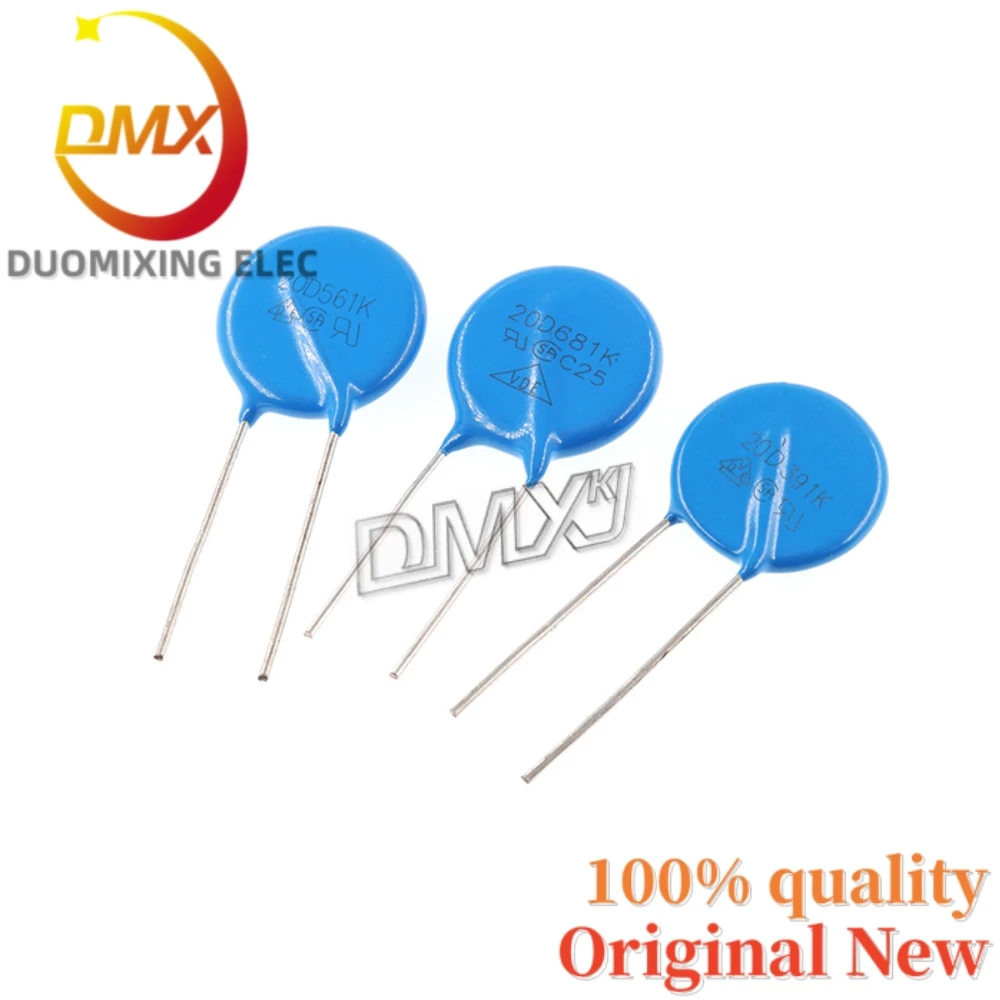 Varistor 7D/10D/14D/20D 391K/431/471/561/681/821K 10D511K 10PCS/LOT
