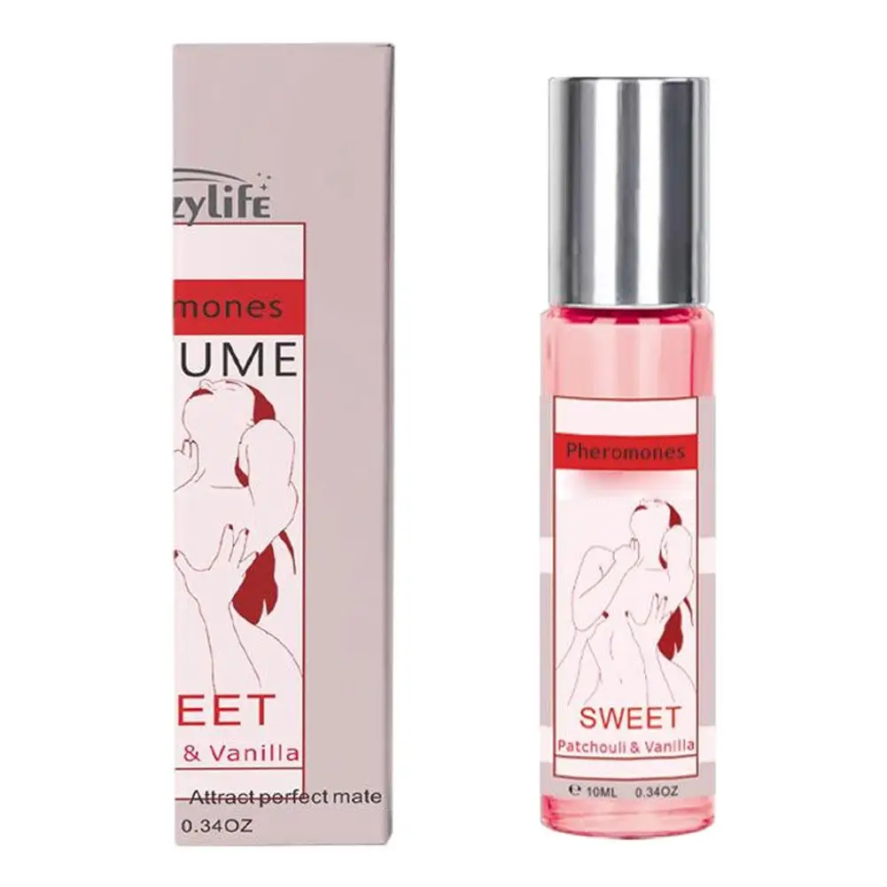 10ml Roll-On Perfume Enhances Female Women Charm Essential Oil Pheromone Lasting Essential Oil for Women Men Body Hair Scent