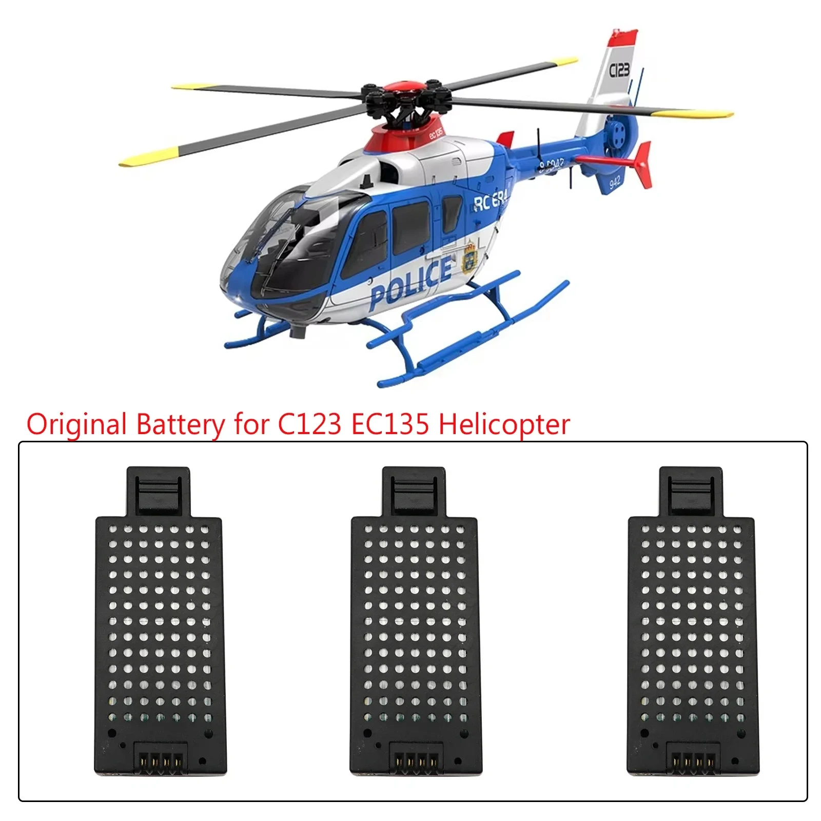 RC ERA Batterie LiPo 11.1V 400mAh pour Hélicoptère C123 EC135