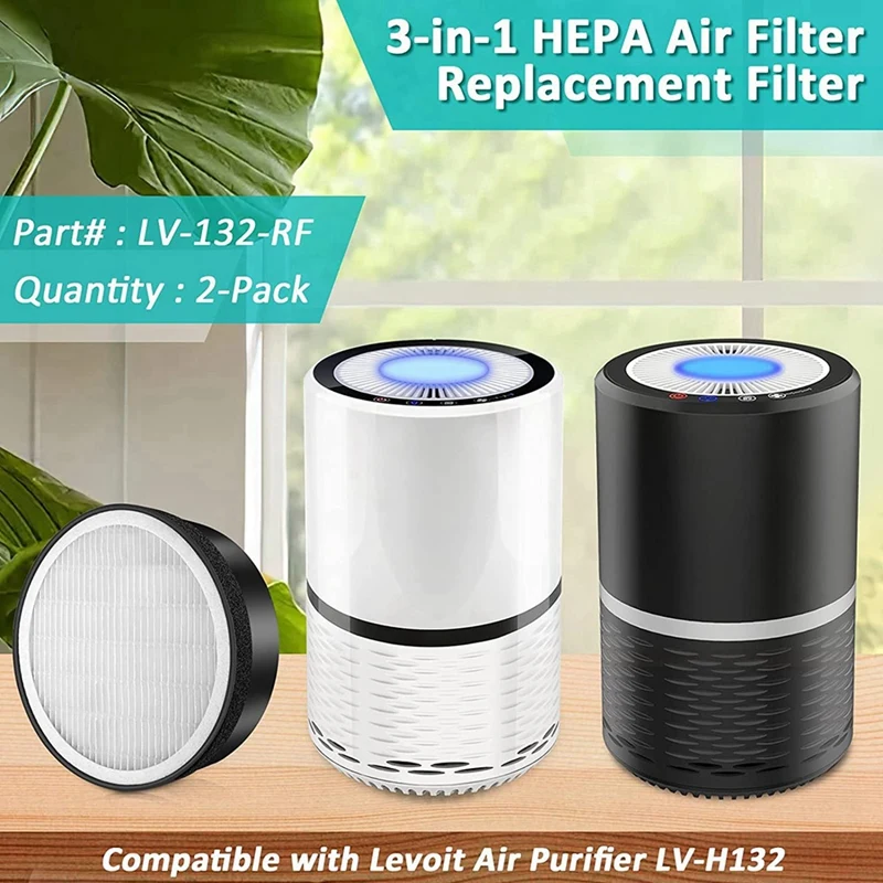 3 Pack LV-H132 Air Purifier Filter For LEVOIT LV-H132 LV-H132-RF Replacement  Spare Parts Accessories _ - AliExpress Mobile