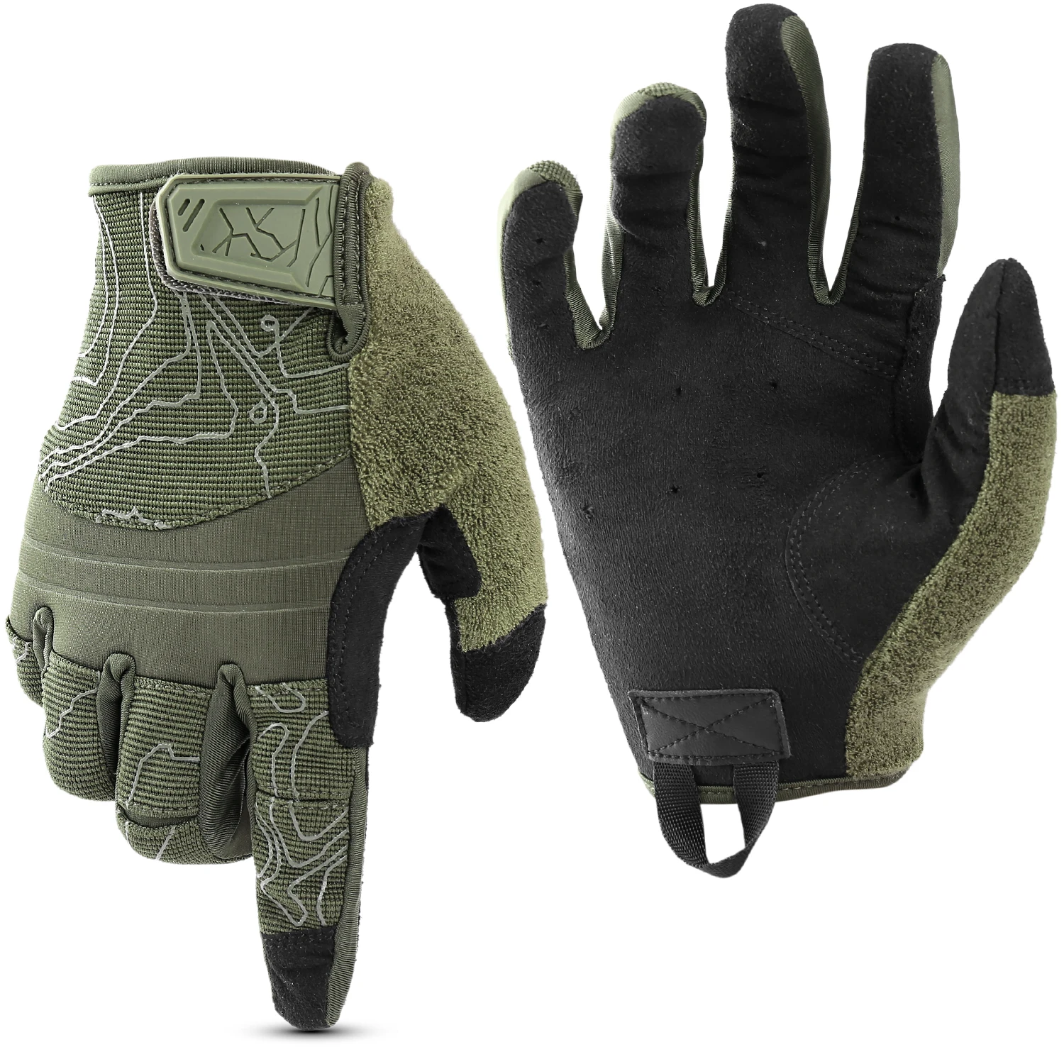 Breathable Tactical Army Gloves Driving Military Paintball Shooting Airsoft Combat Touch Screen Protective Full Finger Glove Men mens sheepskin mittens Gloves & Mittens