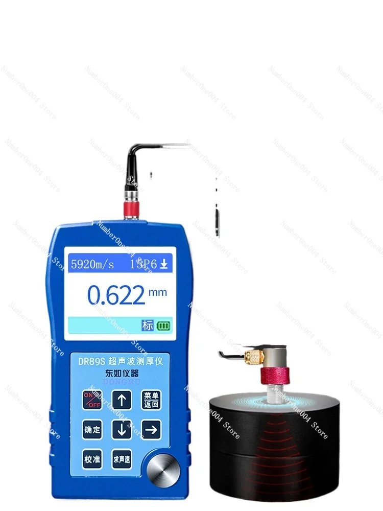 

Dr86s Ultrasonic Thickness Gauge Penetration Plastic Glass Metal Steel Plate Pipe Wall Thickness Measuring Instrument