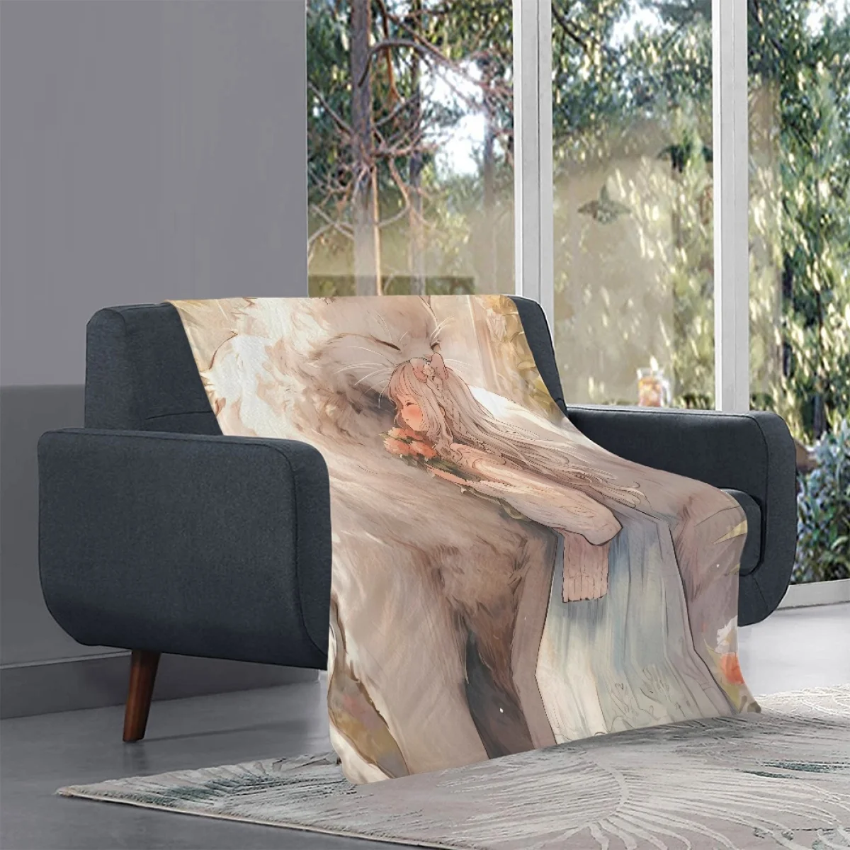 

Новинка, дизайнерское одеяло TOADDMOS в стиле аниме для девочек и кошек, мягкие уютные теплые плюшевые одеяла для дивана, кровати, кота, для влюбленных, подарок на день рождения для девочек