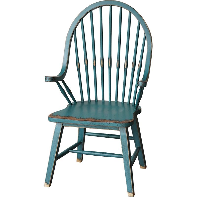 

Скандинавский стул из массива дерева Виндзорский простой современный креативный домашний стул для спальни
