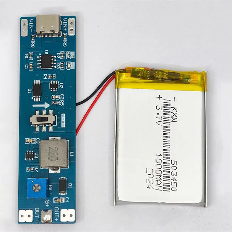Cargador/descargador de batería de litio, módulo regulador, módulo elevador, fuente de alimentación UPS, 3,7 V, 9V, 12V, tipo C, 1 ud.