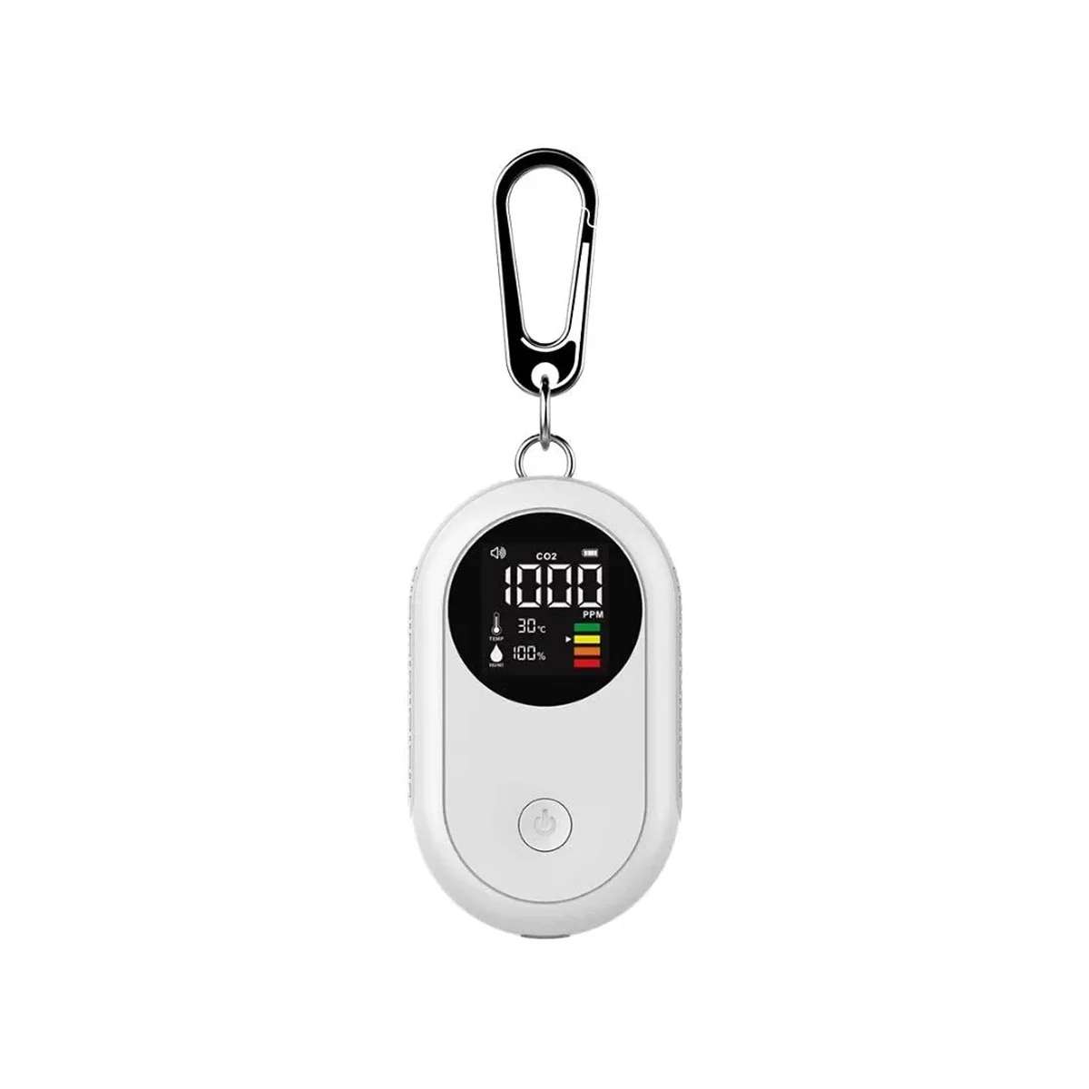 

Mini CO2 Detector,Air Quality Monitor Carbon Dioxide Tester,Indoor Air Temperature Humidity Analyzer Digital CO2 Monitor