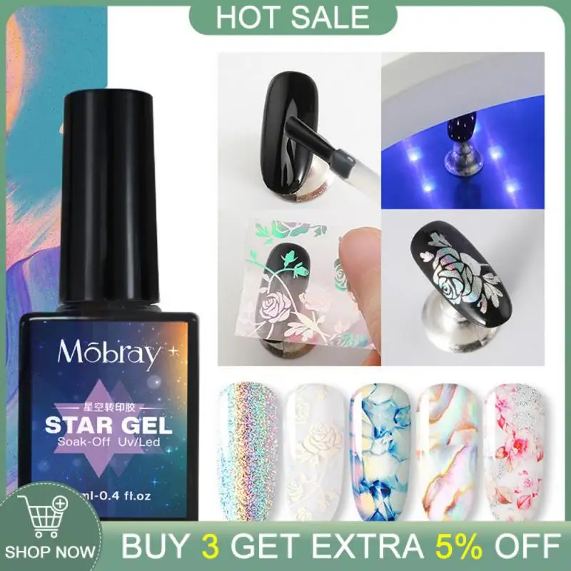 

Звездная звезда, подходит для использования с другими продуктами для наращивания ногтей, переводная клейкая гладкая Фольга для ногтей Star Sky, дизайн ногтей