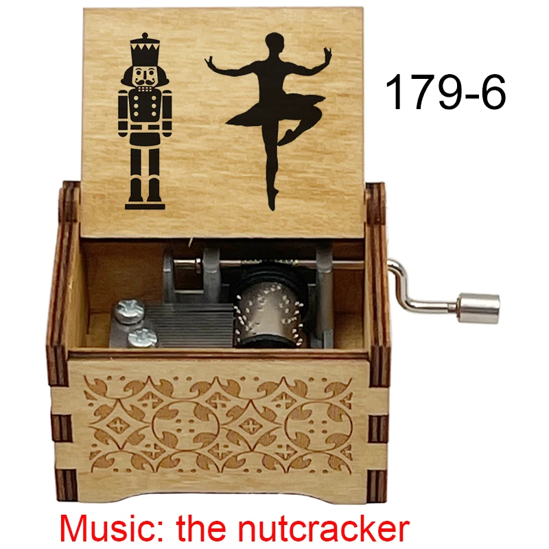 The Nutcracker Tchaikovsky music hand Music Box ballet boys girls Toys New year Christmas gift