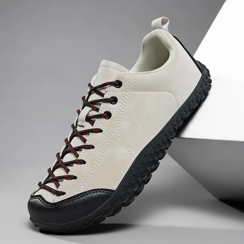 Wide Toe Barefoot Shoes For Men For Running Climbing And Hiking_voghion.com