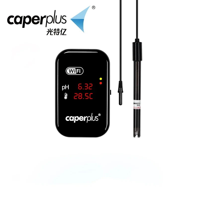 Caperplus Aquarium Q1 Q2 PH Temperature TDS 3 in 1 Intelligence Monitor Detector WIFI APP Control
