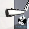 Kitchen Faucet Head Replacement Parts ABS Black Silver Tap Pull-out Shower Sprayer Nozzle Faucet Spouts Accessory 5