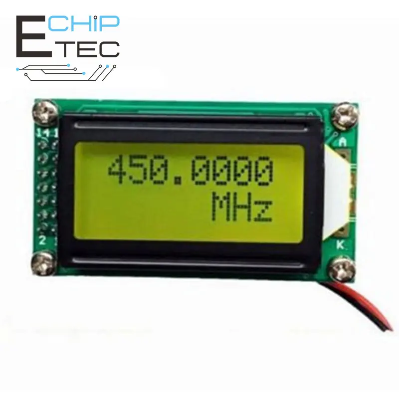 DC 9-12V 1MHz-1.2GHz RF Frequency Counters Testers Digital PLJ-0802-E LCD0802 LCD For Radio 1-1200mhz DIY Kit multifunctional digital receiver broadband software receiver10khz to 2ghz usb for radio broadcasting