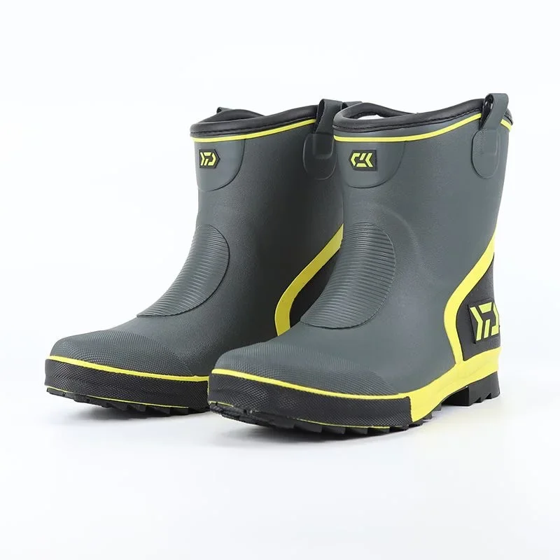 Lux Rain Waterproof Boots for Men Minimal Design Outdoor Rubber Anti