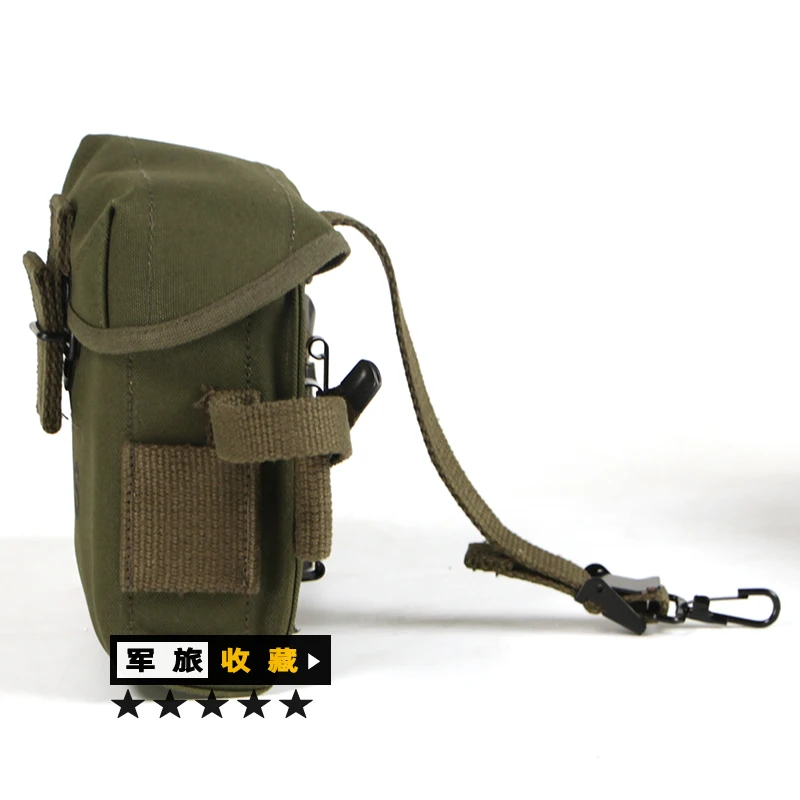 M1956 장비 M14 탄창 가방 OD 캔버스 걸이형 가방