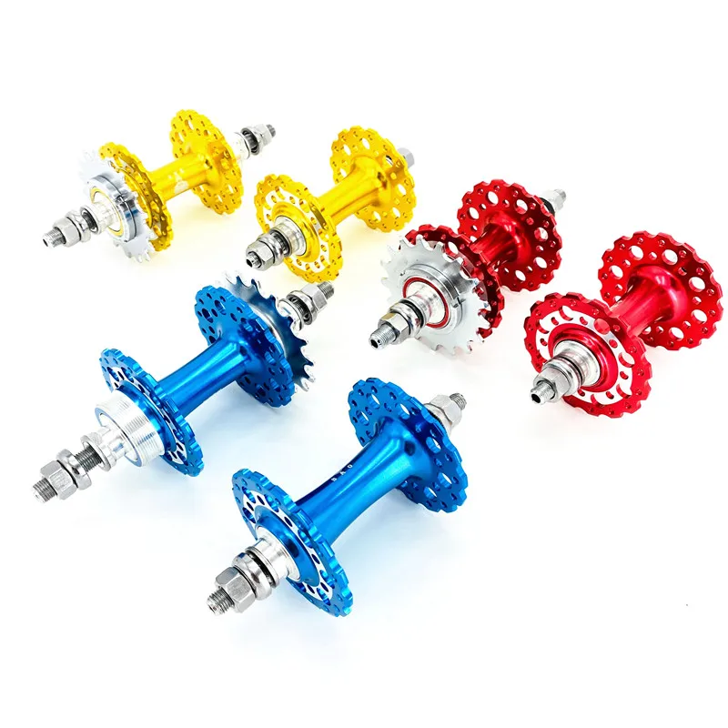 Fixed Gear Bicycle Bearing Hub 32H Aluminum Alloy Fixie Bike Hubs Front
