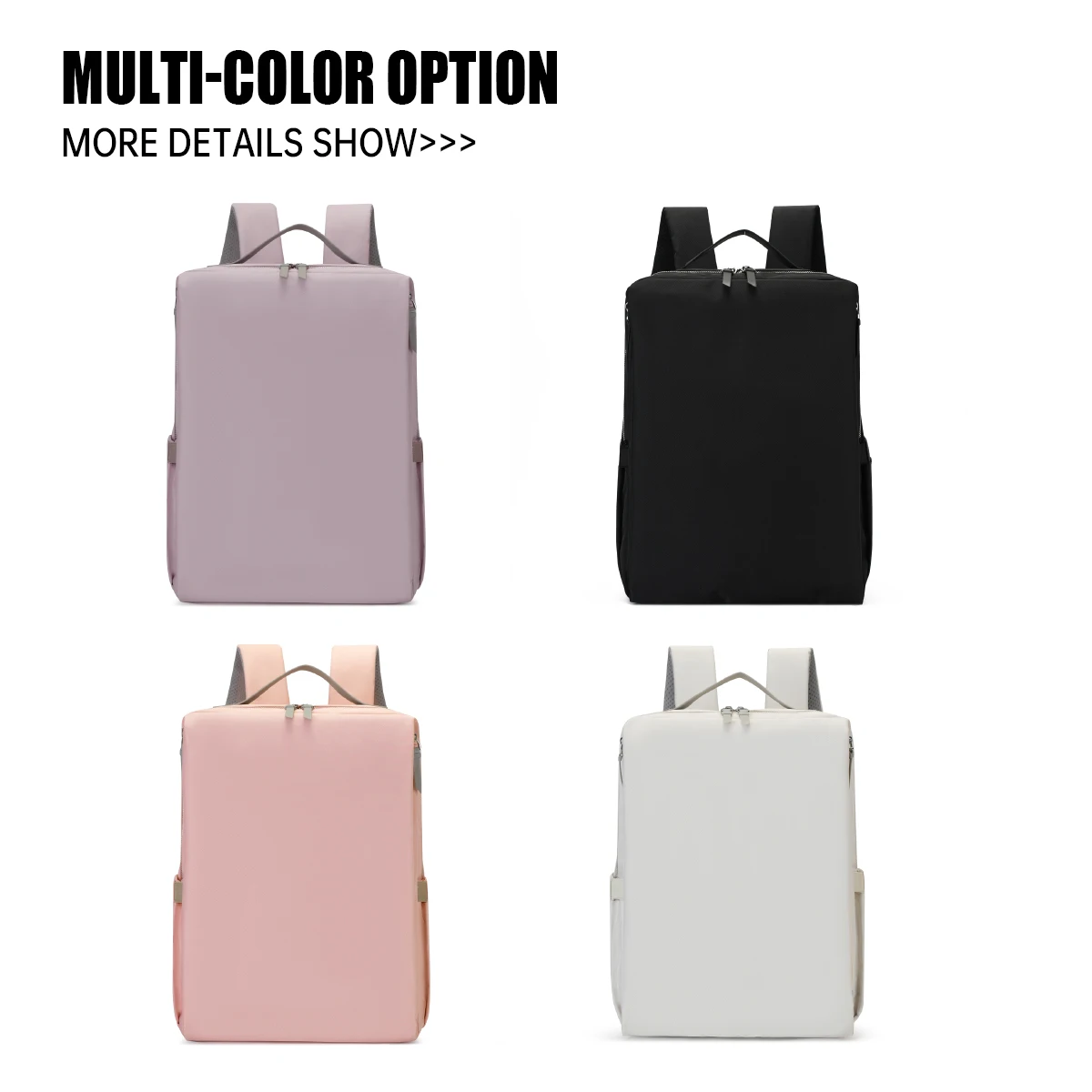 Backpack Men's Business Laptop Bag for Business Trips, Travel, Commuting, Lightweight Backpack, Stylish, Simple, Young, Large Capacity, Women's Carry-On for International Travel