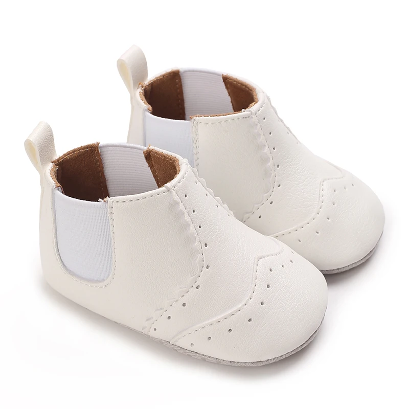 0-18M Newborn Baby Shoes Themed Solid color Boy Shoes Casual Sneakers Soft Sole Non-Slip Toddler First Walkers 4 Colors