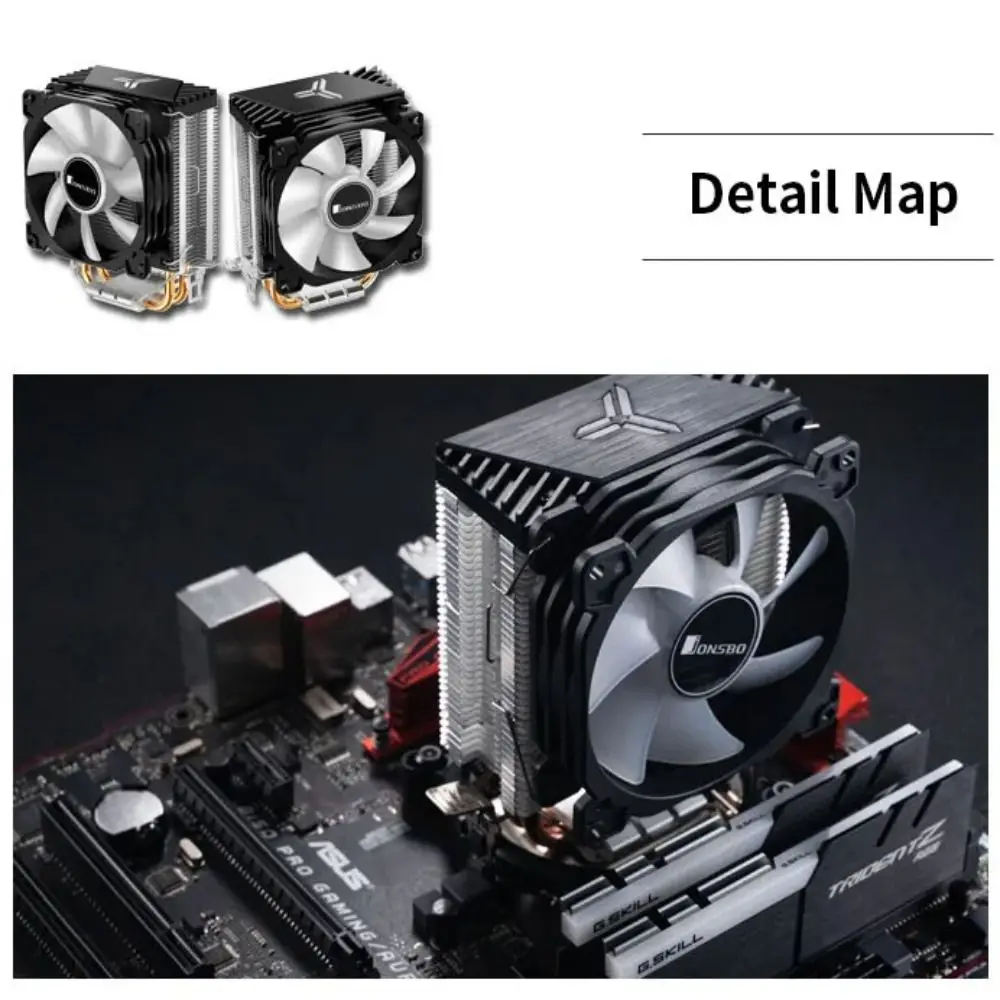 RGB 다채로운 조명 효과 CPU 쿨러, 2 히트 파이프 타워 CPU 쿨러, 인텔 1151 AMD AM4 용 냉각 선풍기, CR1200, CR1200E