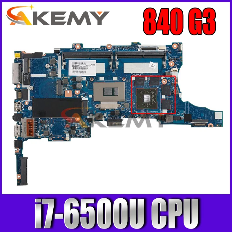 918335-001 918335-601 для HP ZBook 15u G3 840 материнская плата ноутбука с процессором i7-6500U 216-0868010