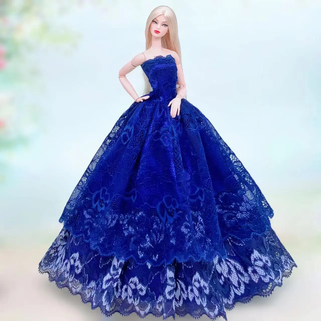 Barbie Doll Clothes Genuine Case Wedding Dresses Evening Dress Accessories Outfits
