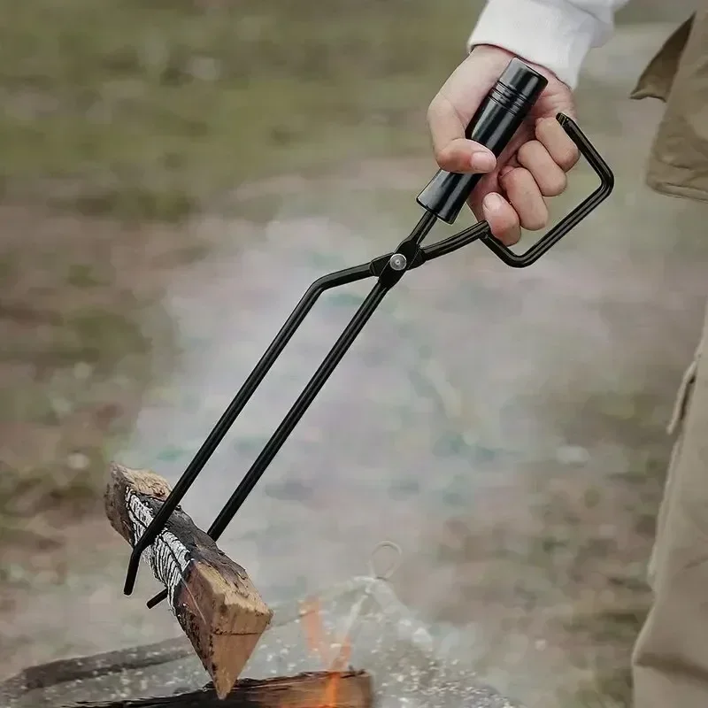 

Угольные зажимы для точечного барбекю, щипцы для сжигания, зажимы для угля, угольные щипцы с фрезерованным углем, не горячие карбоновые зажимы с ручкой из твердой древесины
