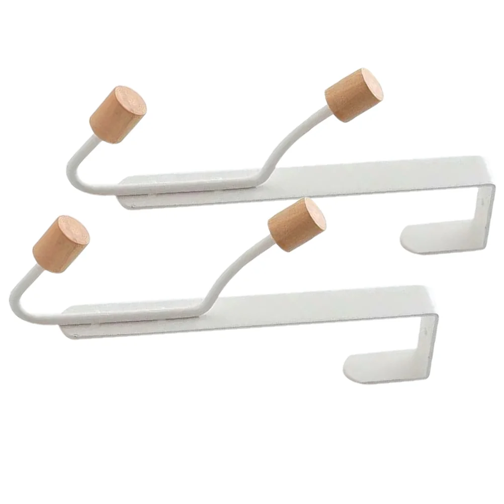 

2pcs Over Door Organizer Hangers Clothes Hanger Towel Bag Coat Umbrella Hooks