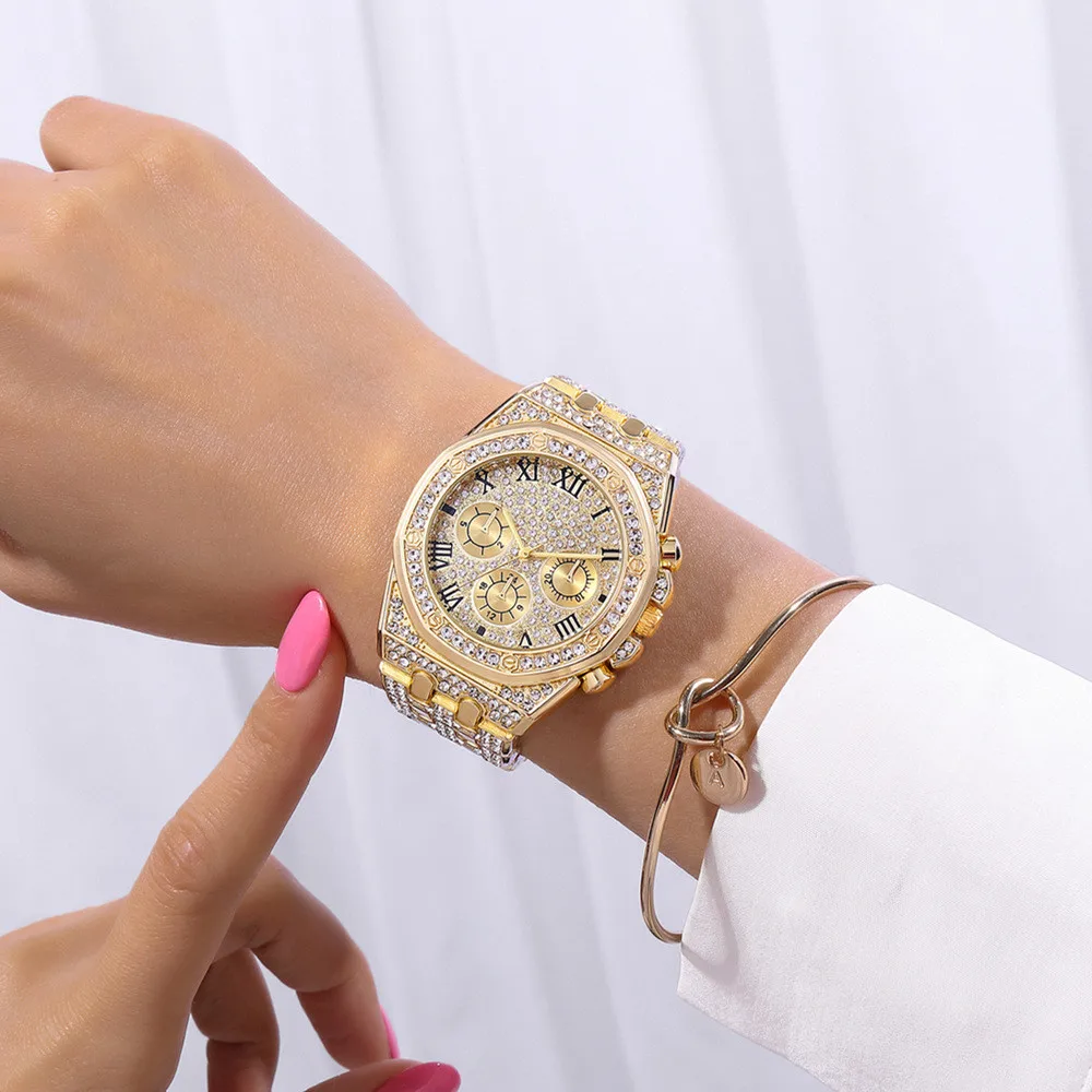 

Luxury Golden Women Quartz Watch Relogio Feminino Dress Watch horloges vrouwen Montre Homme gold watch women reloj pulsera mujer