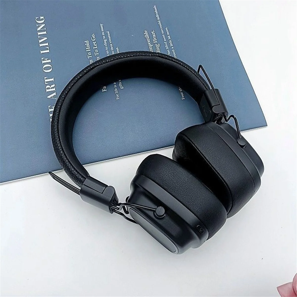 Cuffie Per Marshall Major Iv Cuffie Bluetooth Wireless Luminose Heavy Bass Microfono Multifunzione Per Cuffie, Marrone