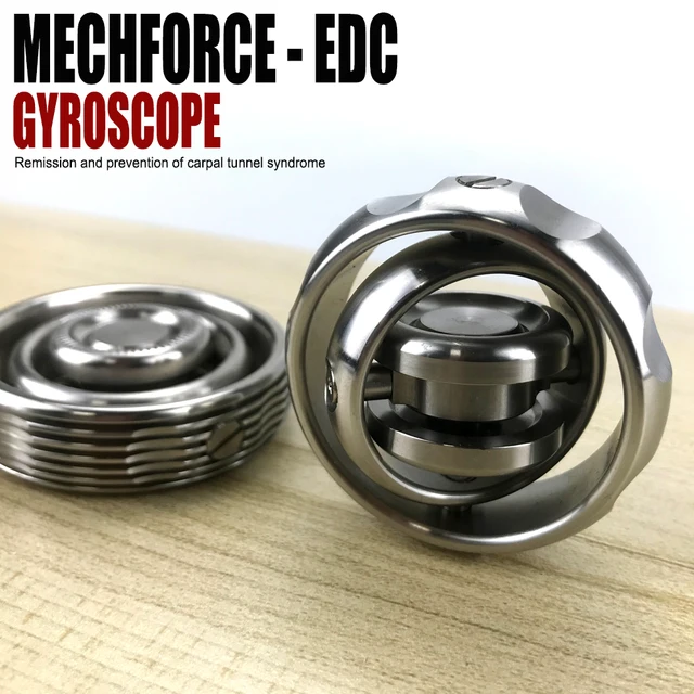 Upgrade Mechforce EDC Metal Gyroscope Fingertip Gyro Decompression Adult Toy Anti Stress Balance Fidget Spinner